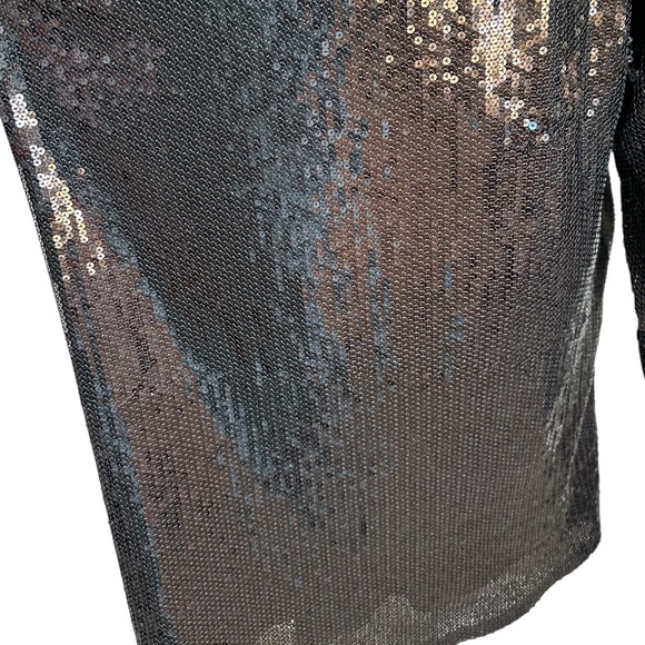 Scoop Black Sequins Collar Shirt Dress Size XXL (20) - Picture 8 of 17